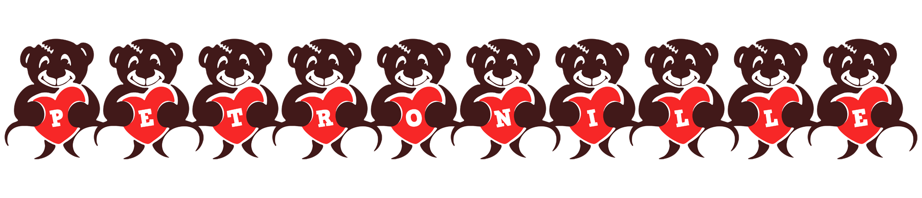 Petronille bear logo
