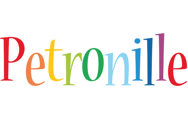 Petronille birthday logo