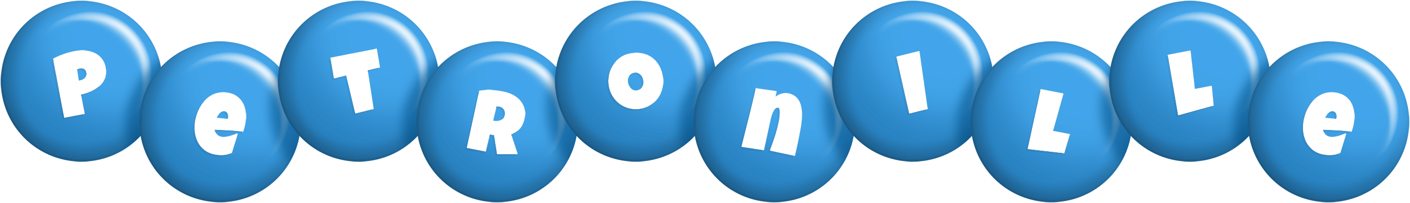 Petronille candy-blue logo