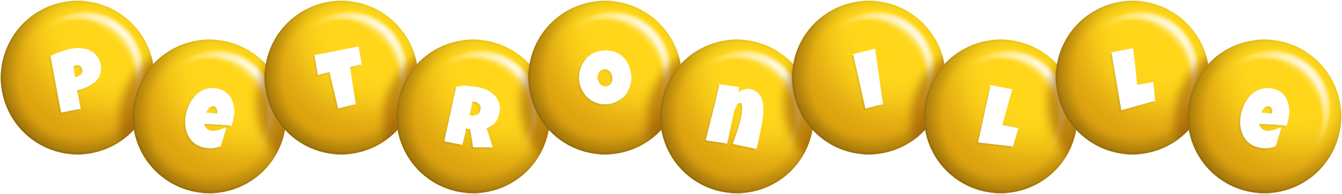 Petronille candy-yellow logo