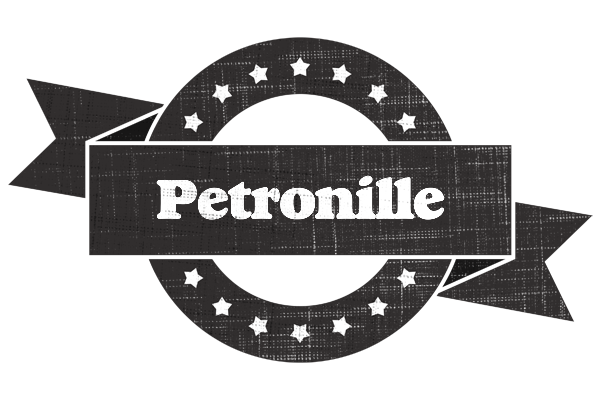 Petronille grunge logo