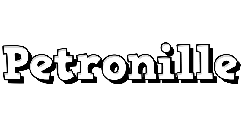 Petronille snowing logo