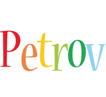 Petrov birthday logo