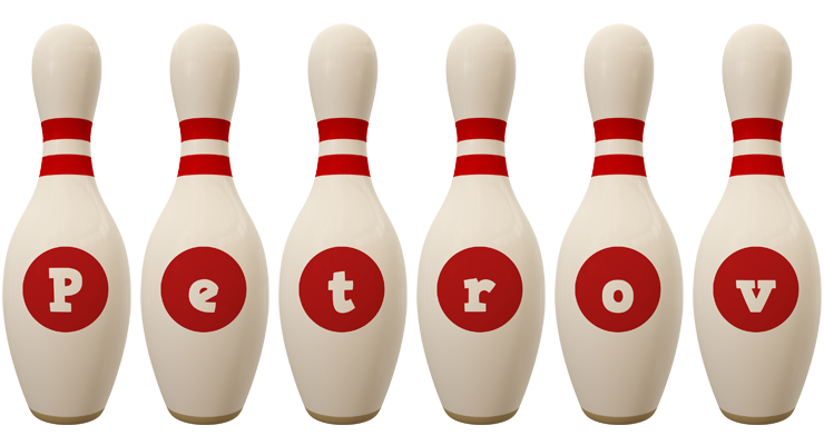 Petrov bowling-pin logo