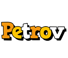 Petrov cartoon logo