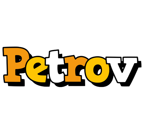 Petrov cartoon logo