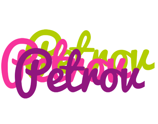 Petrov flowers logo