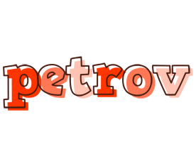 Petrov paint logo