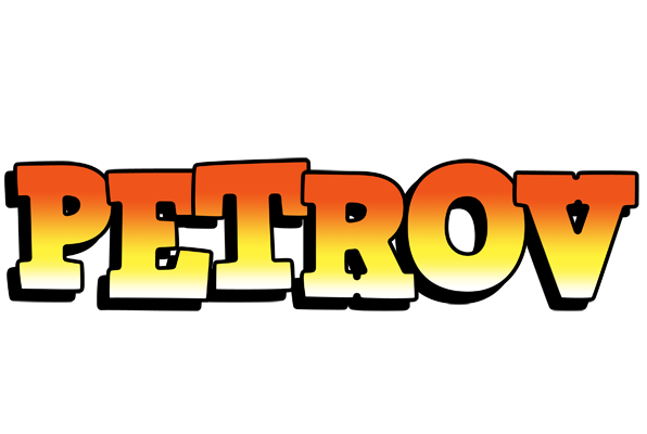 Petrov sunset logo