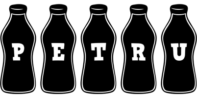 Petru bottle logo