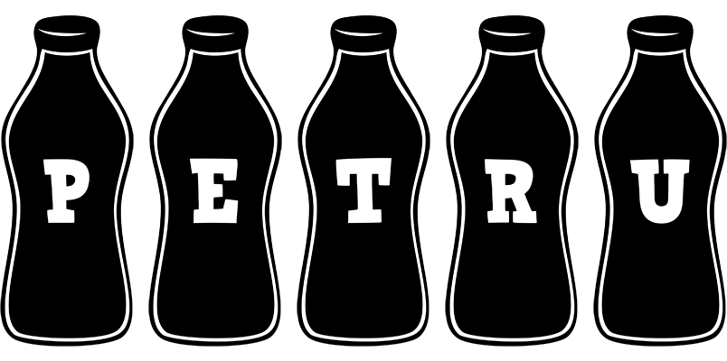 Petru bottle logo