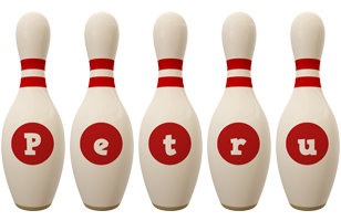 Petru bowling-pin logo