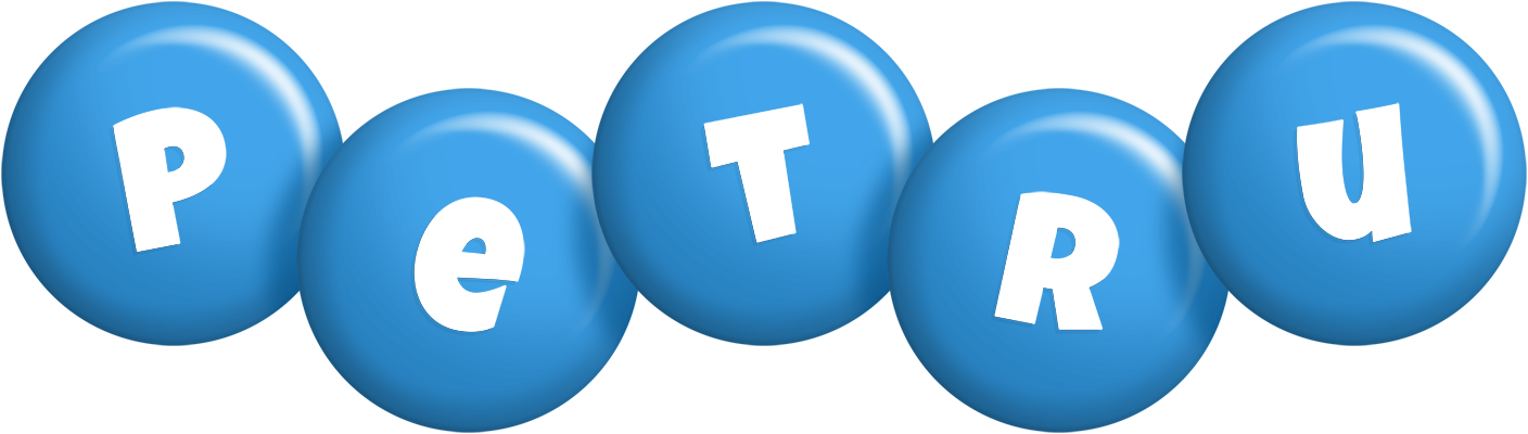 Petru candy-blue logo
