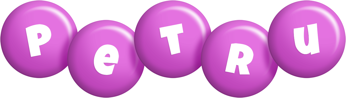 Petru candy-purple logo