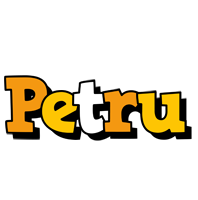 Petru cartoon logo