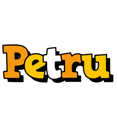 Petru cartoon logo
