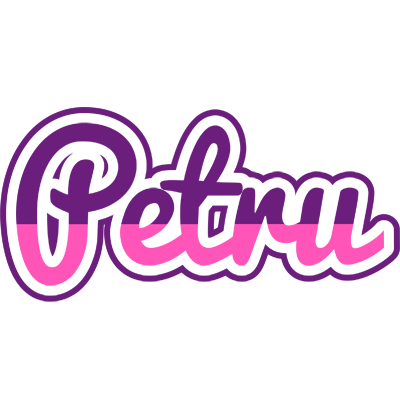 Petru cheerful logo
