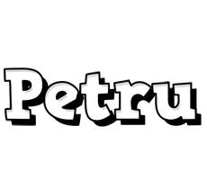 Petru snowing logo