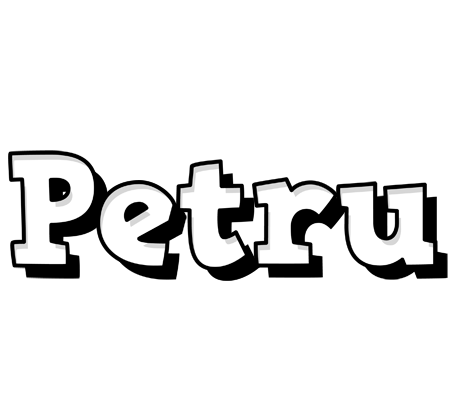 Petru snowing logo