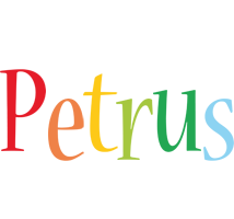 Petrus birthday logo