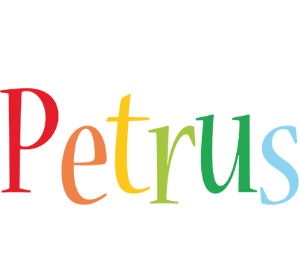 Petrus birthday logo