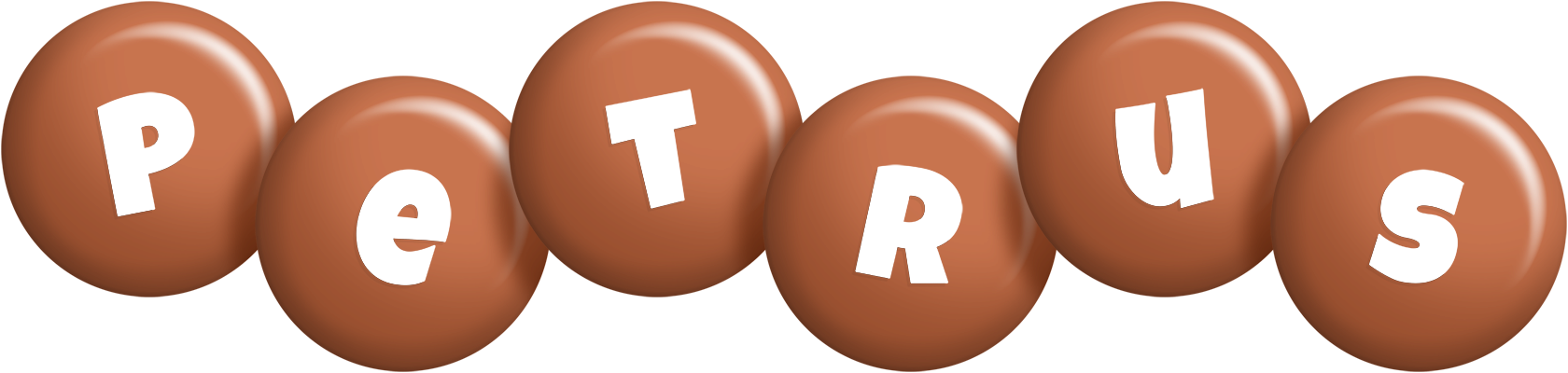 Petrus candy-brown logo