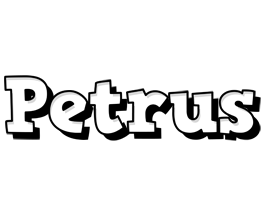 Petrus snowing logo