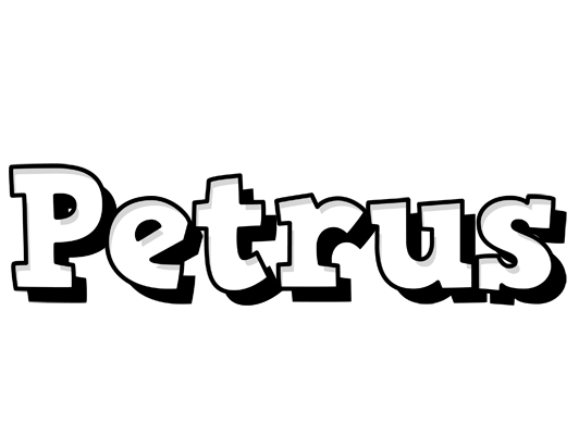 Petrus snowing logo