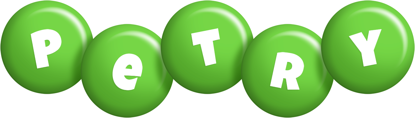 Petry candy-green logo