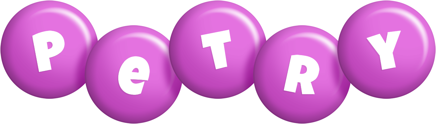 Petry candy-purple logo