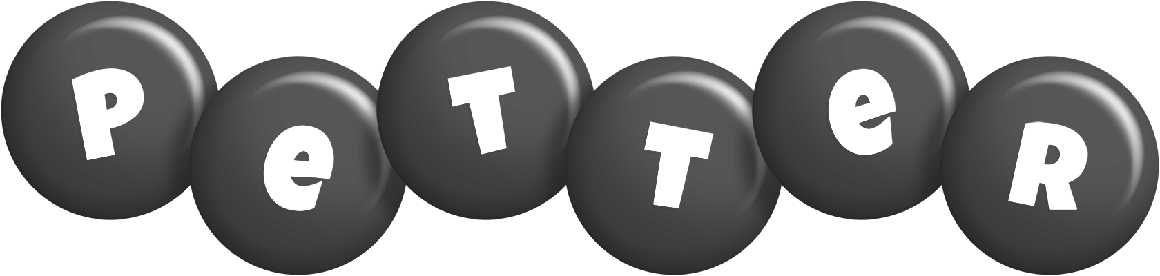Petter candy-black logo