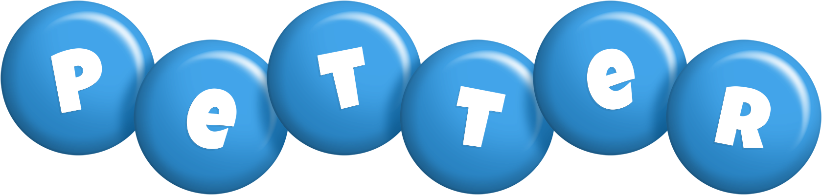 Petter candy-blue logo