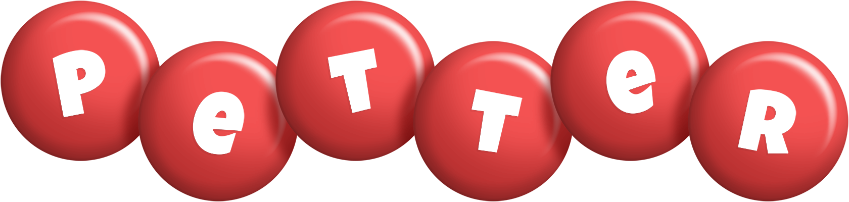 Petter candy-red logo