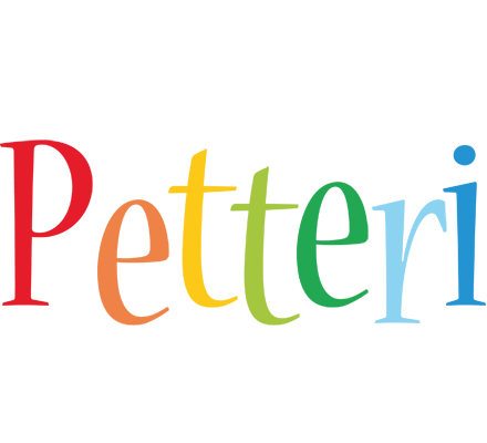 Petteri birthday logo