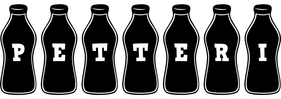 Petteri bottle logo