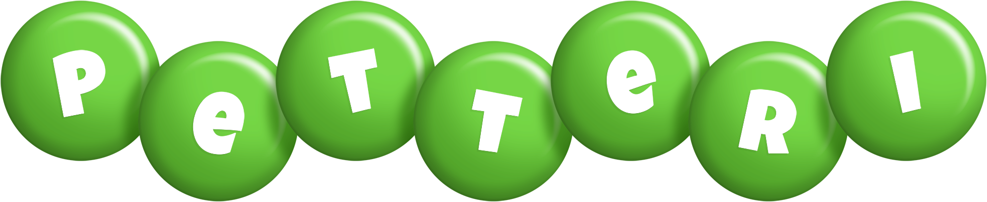 Petteri candy-green logo