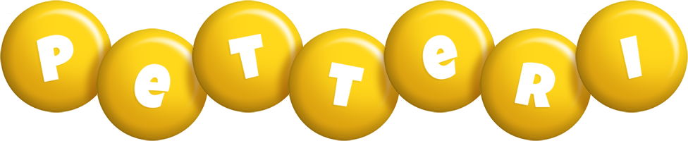 Petteri candy-yellow logo