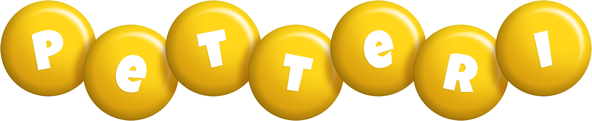 Petteri candy-yellow logo