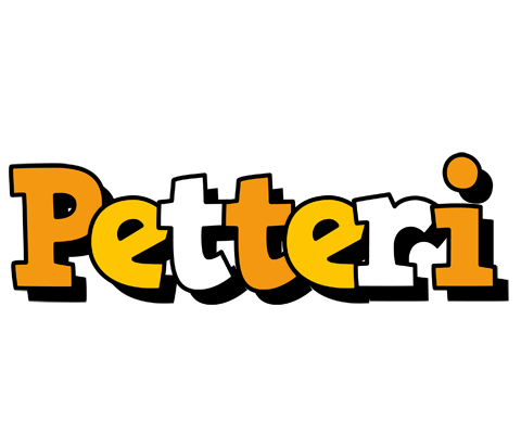 Petteri cartoon logo