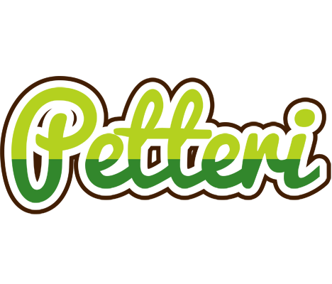 Petteri golfing logo