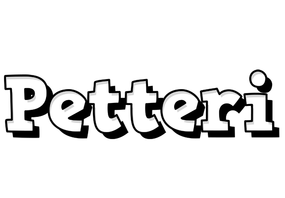 Petteri snowing logo