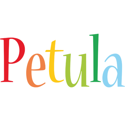 Petula birthday logo