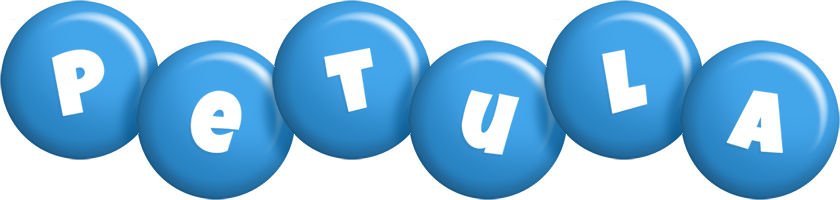 Petula candy-blue logo