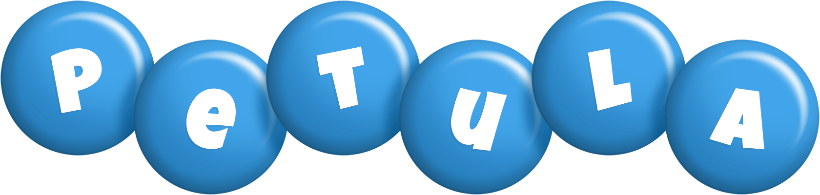 Petula candy-blue logo