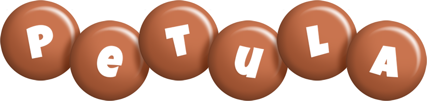 Petula candy-brown logo