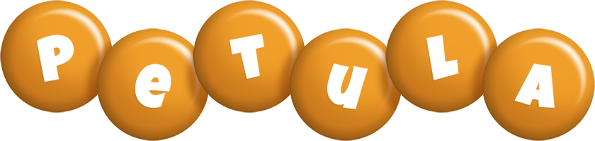 Petula candy-orange logo