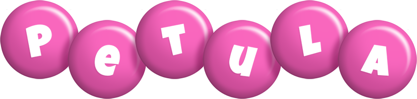 Petula candy-pink logo