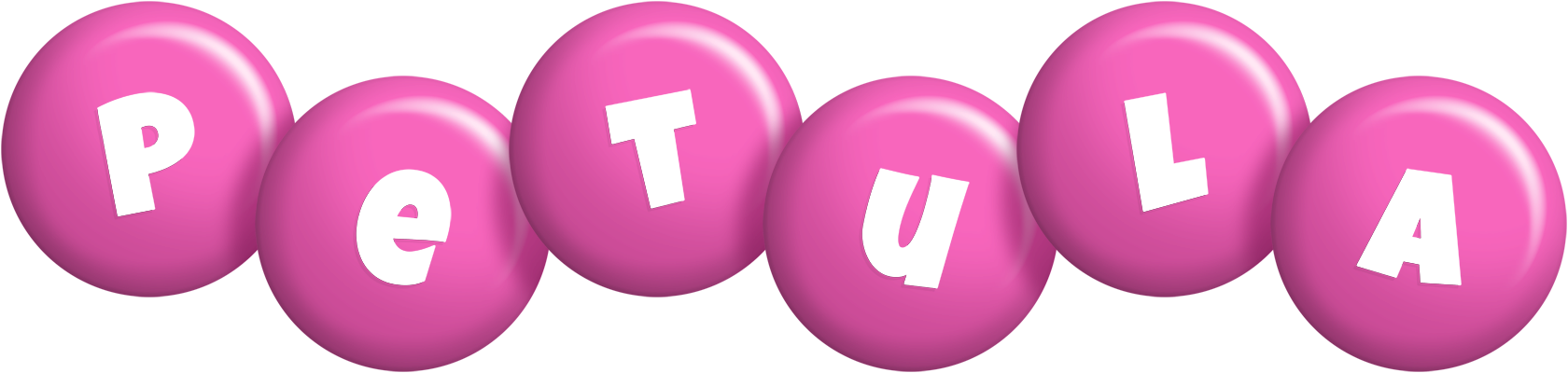 Petula candy-pink logo