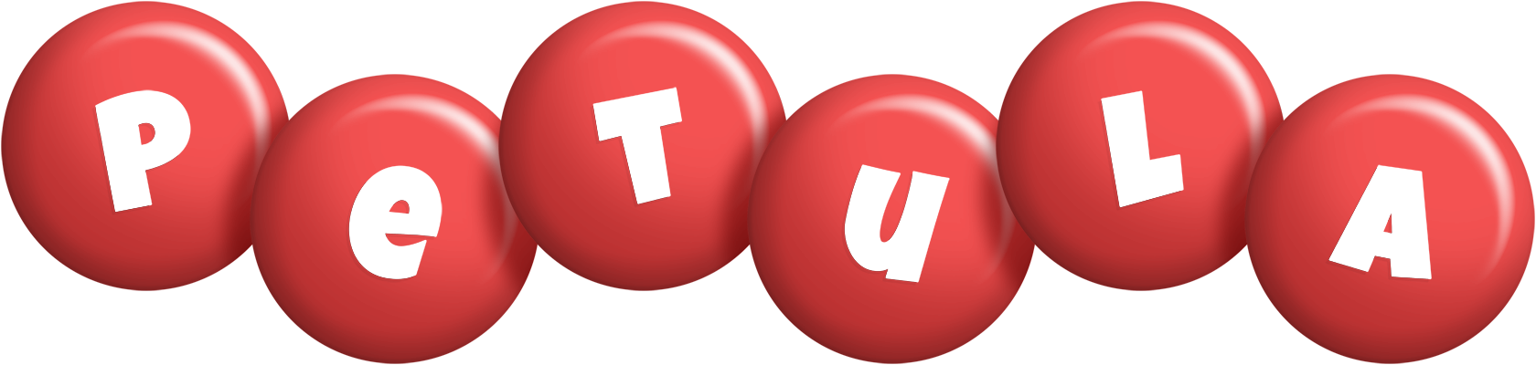 Petula candy-red logo