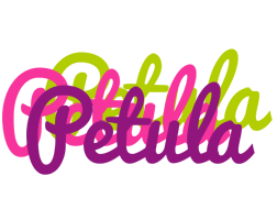 Petula flowers logo